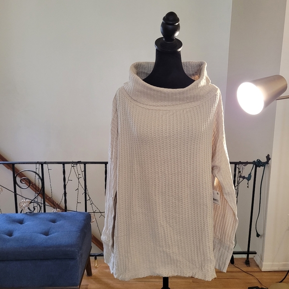 NWT Free People Stone Cold Juicy Long Sleeve Top Size small Cream Beige - Picture 3 of 11